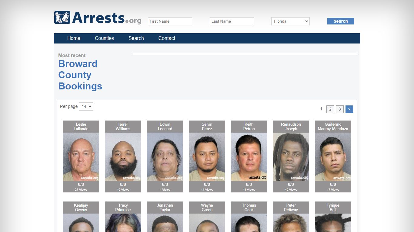 Broward County Arrests and Inmate Search